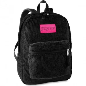 Mochila Jansport Pink Label Super FX negra muy suave Fifie TVP89NQ - Imagen 1 de 2
