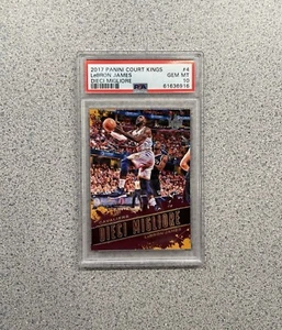 2017-2018 Panini Court Kings #4 LeBron James Dieci Migliore Case Hit SSP PSA 10 - Picture 1 of 2