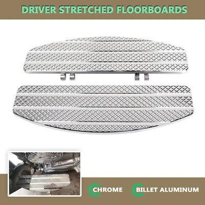 Tableros de piso estirados para conductor para Harley Heritage Softail Electra Road Tour Glide Foto 1 de 4