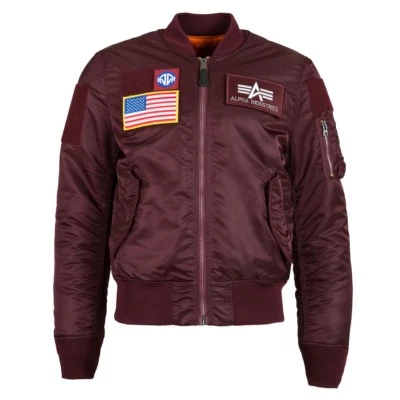 Alpha Industries MA-1 Flex Slim Fit Flight Jacket/Bomber MA1 MJM46610C1 - Image 1 of 4