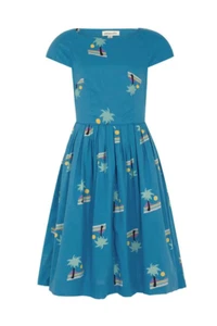 Emily and Fin Claudia Dress Blue Sunset Island - Picture 1 of 7