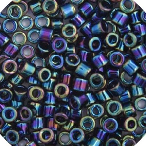 Delica 15/0 RD Black AB - Picture 1 of 1