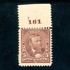 USAstamps Unused VF US 1894 Bureau Issue Plate Single Scott 255 OG MHR