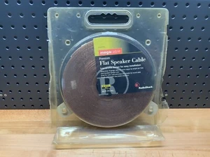 Cable de cable de altavoz plano de bajo perfil Radio Shack MegaCable calibre 14 de 50 pies - Imagen 1 de 8