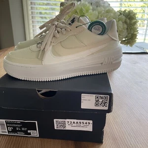 Size 8.5 - Nike Air Force 1 PLT.AF.ORM Fossil W - Picture 1 of 6