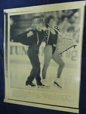1987 Vladimir Kotin & Debi Thomas World Figure Skating OH USA Wire Press Photo
