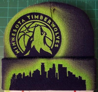 Custom Airbrushed Beanie NBA - Image 1 of 3