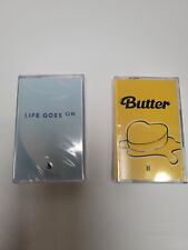 RARE BTS CASETTE SET BUTTER LIMITED EDITION & LIFE GOES ON [BRAND NEW/SEALED] US