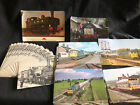 Vintage Exe Rail Postcards of railway trains, locomotives 50+ Items Job Lot