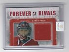 2012-13 In The Game Forever Rivals Between Pipes Memorabilia Carey Price #BTP-09