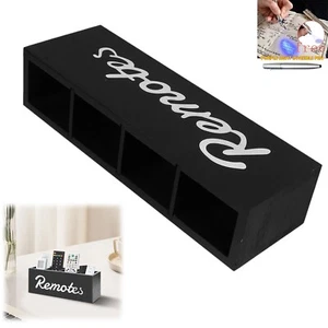 Remote Control Storage Box TV Remote Holder Desk Caddy Organizer Pen Holder - Picture 1 of 9