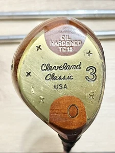 Cleveland Classic OH TC15 Persimmon Fairway 3 Wood Dynamic Gold S400 Steel Stiff - Picture 1 of 9