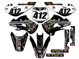 Kit de Gráficos Senge Negro RM 65 PODIUM Todos los Años Compatible con Suzuki - Imagen 1 de 10