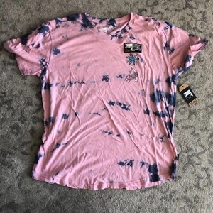 T-shirt grafica DIKOTOMY uomo tie dye scheletro palma skater NUOVA - grande nuova con etichette - Foto 1 di 18