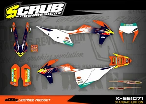 KTM EXC EXCf Dekor 150 250 300 350 450 500 - 2020 2021 2022 2023 Aufkleber - Afbeelding 1 van 16
