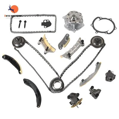Water Pump For 2007-2011 Cadillac STS 11-15 GMC Acadia 3.6L V6 Timing Chain Kit - Image 1 of 4