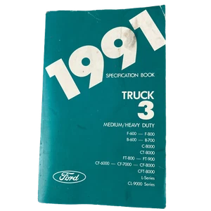 1991 Ford Truck Specification Book for Medium / Heavy Duty - Picture 1 of 5