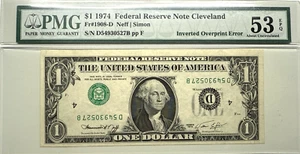 PMG 53 EPQ INVERTED OVERPRINT ERROR 0527B - Picture 1 of 2