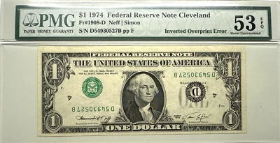 PMG 53 EPQ INVERTED OVERPRINT ERROR 0527B - Image 1 of 2