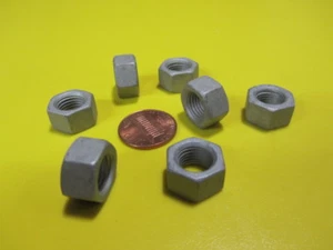 Grade 8 Steel Armor Coat Hex Nut RH, 3/8"-24 x 9/16" W x 21/64" H, 100 Pc - Picture 1 of 8