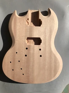 Cuerpo de guitarra caoba para mano izquierda estilo SG cuerpo de guitarra repuesto - Imagen 1 de 5
