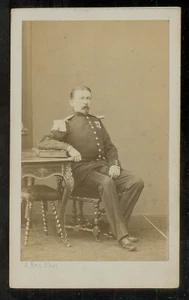 CDV Ken à Paris - MILITAIRE Garde Impériale - Vintage albumen print c.1865 - Imagen 1 de 2