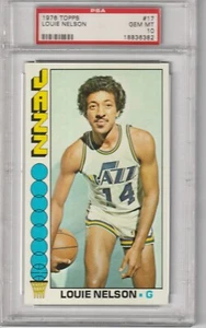 1976 Topps Louie Nelson #17, PSA GEM MINT 10 - Picture 1 of 2