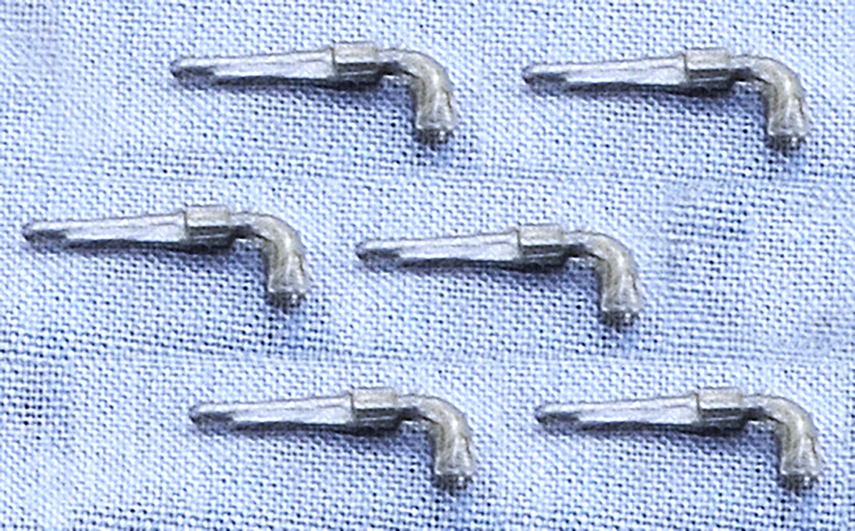 Pistolas Timpo Original Tapa y Bola - 6 piezas de plástico blando 54 mm sin pintar Foto 1 de 1