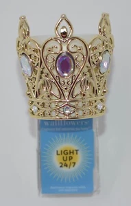 SOPORTE ENCHUFABLE FRAGANCIA FLOR DE PARED PARA CUERPO DE BAÑO FUNCIONA GEMA DORADA CORONA NIGHTLIGHT UP - Imagen 1 de 5
