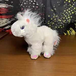 Ganz Webkinz LilKinz Unicorn 9” Plush HM069 White Unicorn Shimmer Hooves No Code - Picture 1 of 8