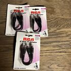 Lot of 3 - 3" RCA "Y" Adapter,  Audio AH25 - NEW
