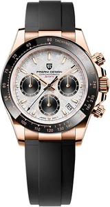 Pagani Design Orologio Da Uomo in Vetro Zaffiro, Cronografo in Acciaio Inox, Imp - Foto 1 di 12