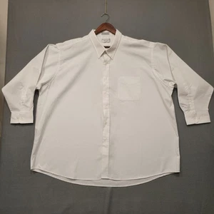 Botany 500 Big Man Herren weiß Langarm Knopfleiste Anzughemd Größe 20-32/33 - Bild 1 von 6