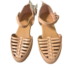 Old Navy Natural Beige Sandals Girls Size 10 NWT NEW Shoes - Picture 1 of 5