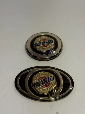 Mopar 4805157 Front Oval Emblem -- 2005-2010 Town & Country & Chrysler 300 - NOS - Image 1 of 3