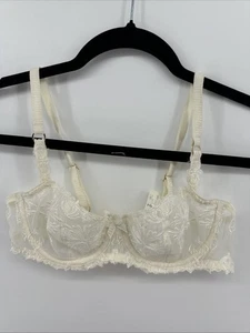 Chantelle bra size 34B Champs Elysées C26050  Lace Ivory - Picture 1 of 4