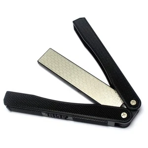 Sided Diamond Sharpener, Handheld Fine Coarse Diafold Blades Sharpening3813 - Picture 1 of 6