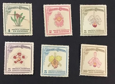 👉 COLOMBIA 1947 VF MNH SC#546-51.     (W27) Foto 1 de 2