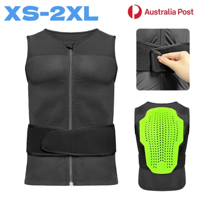 Sports Armor Vest Back Padded Body Guard Protective Motorcycle Cycling Skiing AU - Image 1 of 4