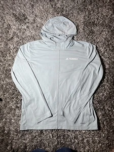 Adidas Sample Terrex Aeroready Long Sleeve Hoodie Lightweight Magic Grey Herren M - Bild 1 von 23