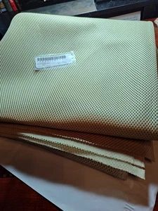 Beige Speaker Mesh Grill Stereo Fabric Dustproof 0.5x1.45M 40 x 57 inch - Picture 1 of 4