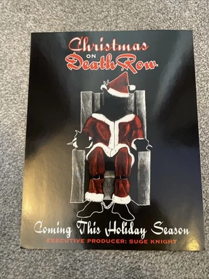 Pegatina de colección Christmas On Death Row Records años 90 Suge Knight Foto 1 de 2