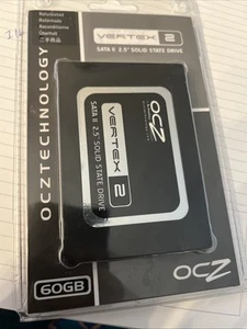 OCZ Vertex 2 OCZSSD2-2VTXE 2.5" 60GB SATA II Internal Solid State Drive SSD - Afbeelding 1 van 2