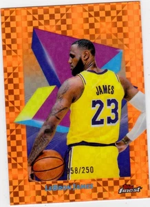 Lebron James 2024-25 Topps Finest Basketball Common Orange Refractor #58/250 - Picture 1 of 1