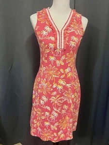 J. McLaughlin Damen Catalina Tuch Brent Kona Kleid Palmenmuster Gr. XS - Bild 1 von 7