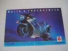 advertising Pubblicità 1987 MOTO SUZUKI GSX 1100 R