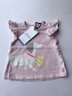 Joules Baby Girls Pixie Organic Cotton Pink Dog Top Age 3-6 Months *BNWT*