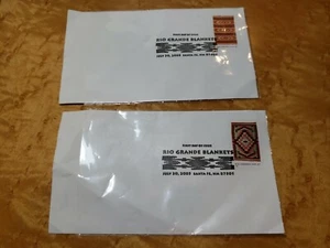 US POSTAL STAMPS  RIO GRANDE BLANKETS  ON ENVELOPE UNUSED - Picture 1 of 6