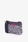 NEW Brakeburn Women’s Crossbody Bag Double Compartment Grey Leopard