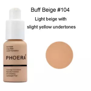 2Pcs/Set Liquid Coverage Foundation Facial Base Cream Brighten Moisturizer Miner - Picture 1 of 12